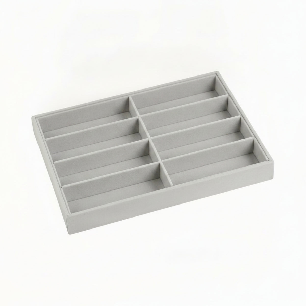 Rectangular 8-Slot Glasses Tray Scratch Protection Glasses Organizer