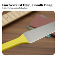 Polishing & Repair Guitar Fret File DIY Friendly Fret Dressing File Long-Lasting for Guitarists, Bass Players, Fretwork, Workshop