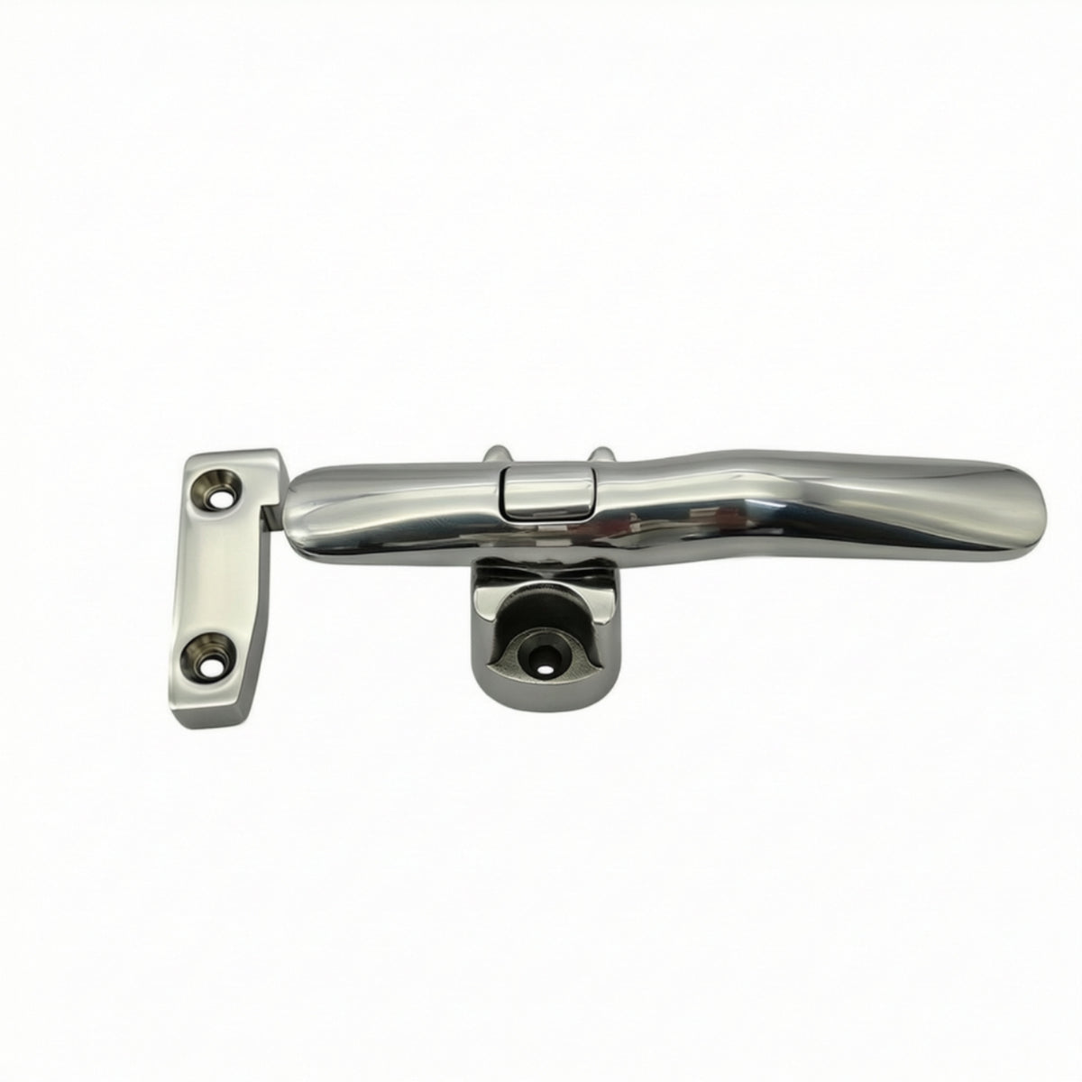 Latch with Mounting Plate Stainless Steel Door Latch Marine Grade Hardware for Cabinets