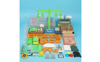 Junior High Physics Kit Green Holder Stand Stand Physics Experiment Kit and Metal Learning Aid