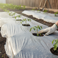 Agricultural White Mulch Film for Vegetable Planting - Durable, Thick, Insulating, and Moisturizing