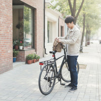 Rear Cargo Rack with Side Rails Clamp-on Two-Wheeler Rear Rack Reflective Stable for Commuters, Daily Commuting