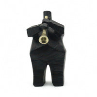 Musician Sculpture Black and Gold Music Figurine Exceptional Music Statue for Office Desk