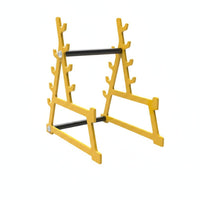 Mini Squat Rack Desk Organizer Multi-Functional Squat Rack Pen Holder Carbon Steel Fitness Themed Desk Holder for Weightlifters