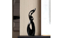 Abstract Human Figure Sculpture Tall Polished Abstract Figure Narrow Desk Ornament for Living Room