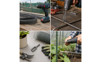Wire Coiling Tool with Hex Shank Metal Drill Wire Winder Convenient Drill Attachment for Construction Workers, Fence Installers, Greenhouse Setup