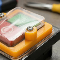 Clear Cover Waterproof Push Button Switch Screw Terminals Two-Button Button Switch Vertical Layout Control Device
