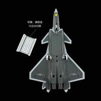 1:100 Scale J-20 Stealth Fighter Alloy Model Gift