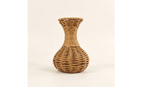 Handwoven Vase Farmhouse Woven Vase Boho Flower Holder for Shelves, Cafe