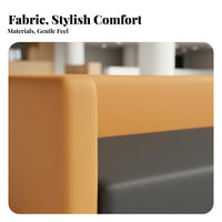 Modern Design Modular Block Sofa Easy to Clean Public Seating Color-Blocking Design Reception Bench Soft Upholstery for Students, Visitors, Office Workers, Lobby, Library, Lounge Area, Family Room