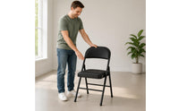 Lightweight Portable Folding Chair High Weight Capacity Collapsible Chair Long-Lasting for Camping