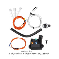 Replacement Ignition Kit Chrome Circlet Push-Button Ignition Switch Shielded