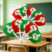 10 Pieces Classroom Response Paddle Hand-Held Student Response Paddles