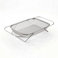 Over-Sink Strainer Basket Rust-Resistant Sink Draining Basket Large