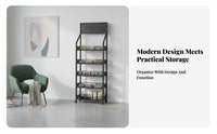 Movable with casters Multi-Tier Pegboard Trolley Space Saving Rolling Shelf adaptable Household Storage Easy Assembly for Students, Homeowners, Office Workers, Living Room, Bedroom, Kitchen, Classroom