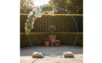 Round Balloon Arch Stand Indoor and Outdoor Use Wedding Balloon Hoop Sturdy Metal Circle Arch for Party