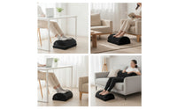 Soft Ergonomic Footrest with Adjustable Height Soft Foldable Footrest Cushion Portable Foot Rest Pillow Supportive for Office Workers, Students, Travelers, Desk, Travel