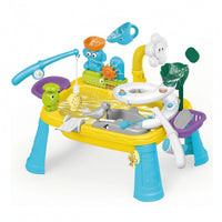 Summer Water Play Table Interactive Sensory Table with Water Circulator Outdoor Easy to Use for Backyard