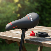 Padded Balance Bike Saddle Streamlined Bike Saddle with Seat Post Easy Installation Seat with Seatpost Sporty for Children, Toddlers