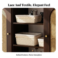 Woven Organizer basket adaptable Handled Storage basket accessible-top Top Design for Adults