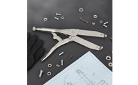 Labor-Saving Motorcycle Clutch Holding Tool Heavy Duty Clutch Basket Holder Pliers Locking Design Flywheel Holder Tool Adjustable Jaw for Mechanics, DIY Enthusiasts, Repair Shop, Garage