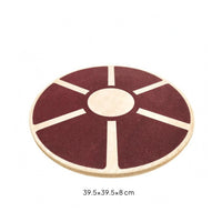 PP Bottom Round Wooden Balance Board Rounded Base Round Wobble Board High Load Capacity