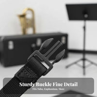 Long-Lasting Tuba Shoulder Strap Non-Slip Tuba Support Harness Lightweight for Marching Band Members, Performances, Concerts