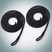 2 Pieces Pilates Reformer Replacement Rope Braided Pilates Reformer Rope Equipment Heavy Duty Long-Lasting for Studio Owners