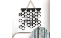 Earring Stand Portable Wooden Earring Holder Space Saving Wooden Jewelry Display Rack for Retail Store, Dressing Table