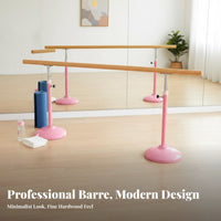 Freestanding Dance Barre Stable Base Freestanding Dance Bar Sturdy Construction Portable Dance Bar for Dancers, Adults, Home Use, Gym