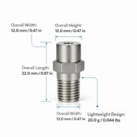 Wide Angle Industrial Spray Head, Solid Cone Spraying Nozzle Tips, Stainless Steel Nozzle for Cleaning, Cone Spray 304 Stainless Steel