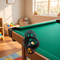 6 Pieces Plastic Billiard Table Pocket with Mounting Base Easy to Install Billiard Net Basket Practical Pool Table Net Basket Lightweight for Children