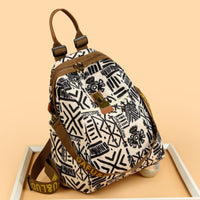 Casual Backpack Lightweight Backpack with Side Pockets Tear-Resistant Daypack for Commuters, Moms, Travel