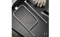 Gas Grill Burner Assembly Perforated Stainless Steel Grill Burner Uniform Heat Distribution Outdoor Cooking Gear