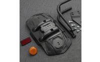 Motorcycle Mudguard with Bracket Universal Rear Mudguard with Reflectors for Riders, Motorcycles