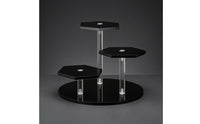 Acrylic Display Riser Versatile Figurine Display Riser Multi-Level for Collectors, Tabletop, Desk