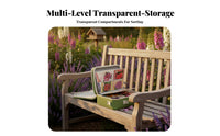600D Material Organizer Bag Portable Top Handle Shoulder Strap Binding-Binder Organizer