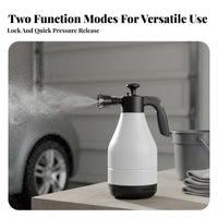 Thickened Body Car Wash Water Sprayer Safety Relief Valve Handheld Pressure Sprayer Adjustable Nozzle for Gardeners, Home Cleaning