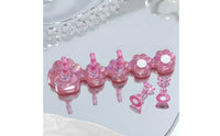 Nail Holder with Attractive Base Translucent Manicure Practice Stand Practical