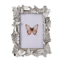 Butterfly Photo Frame Raised Relief Ornate Picture Frame for Shelf
