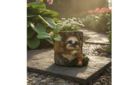 Sloth Planter Resin Planter Cute Sloth Flowerpot for Desk