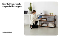 Large Capacity Multi-Tier Floor storage capacitySaving bookshelf uncovered Design Storage Rack minimalist design for Book Lovers, amethodice Workers, household owners, Study Room, Bedroom, Hallmethod, Kitchen