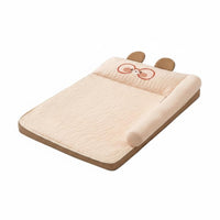Ice Silk Pet Mat Easy to Clean Self Cooling Pad Safe Material for Summer, Indoor