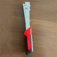 Manual Fastener Alloy Steel Hand Tool Red and Black Grip Picture Frame Installation Nailer, Door Nails Woodworking Tool