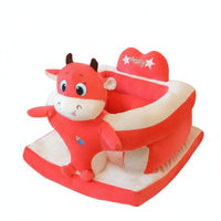 Learn-to-Sit Support Plush creature Floor Seat Anti-Tip Design Plush Sitting Trainer Upright Seating Position Infant Accessory Non-Slip Bottom for Babies 3 months+, Toddlers, Expecting Mothers, Playroom, Nursery, Living Room, Home
