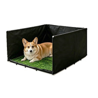 Portable Folding Dog Toilet with Artificial Grass for Outdoor Use