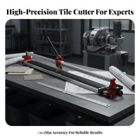 Single Rail Tile Cutter High Precision Manual Tile Cutter Smooth Cutting for Construction Workers, DIY Enthusiasts