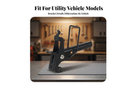 Mounting Holes UTV Tailgate Latch Bracketed Metal Tailgate Latch Assembly Iron Vehicle Part Cylindrical