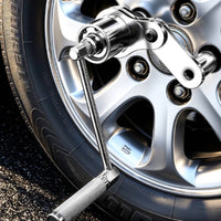 Easy-to-Read Wrench Kit Long-Lasting Wrench Set Sturdy Wheel Nut Removal Tool Non-Slip for Mechanics, Roadside Emergency