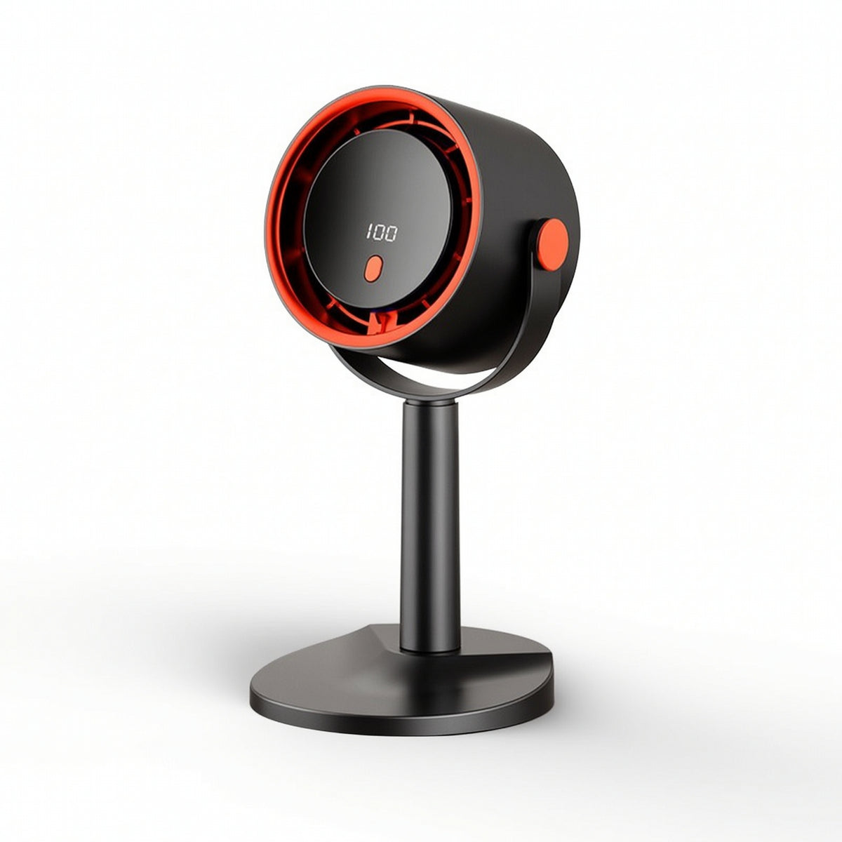 Desktop Fan with Air Purifier Stepless Speed Air Purifier Fan Strong Air Current Compact for Office Workers, Desk, Bedroom